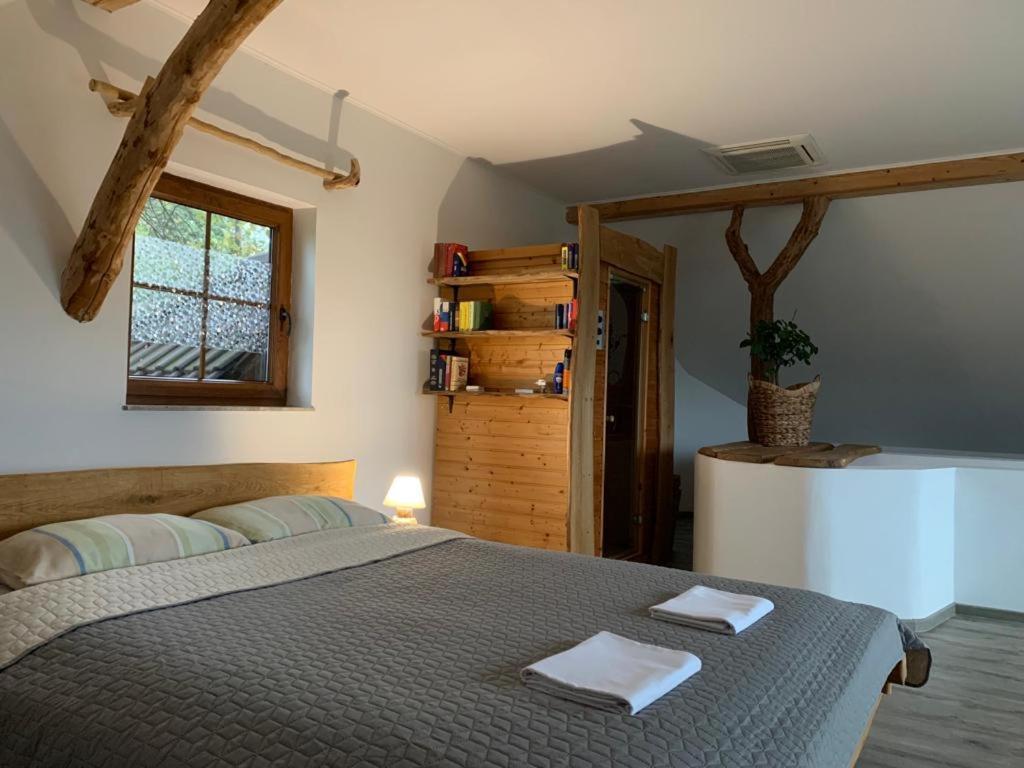 Zerko Holiday Home - Vineyard Chalet With Sauna And Jacuzzi Free Mirna Exterior photo